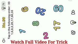 Brain Out Level 98 Tap in the following order : 33