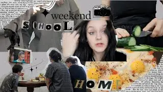 weekends vlog! | готовлю,убираюсь,пробую себя в чем-то новом ☆