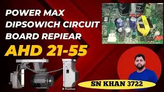 AHD 21-55'56Power max circuit repair #sowing machine doctor #circuit #electronics #servomotors