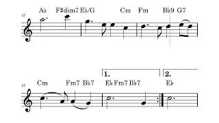 Auld Lang Syne - BARITONE SAX Sheet Music