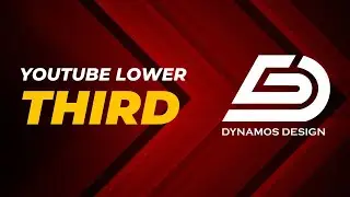 Youtube Lower Third Text Animation || After Effects || Dynamos Design