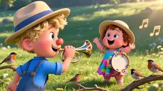 Little Boy Blue Meadow Band 🎶🌾 Fun Kids Song | Toddler Music & Learning Adventure
