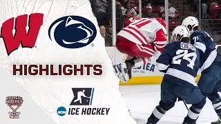 Wisconsin vs Penn State | NCAA College Hockey Highlights | January 24, 2026