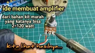 Creative ideas for assembling power amplifiers