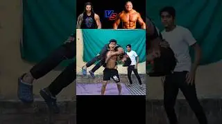 Roman Reigns vs Brock Lesnar Dangerous Match 🤩💥 #shorts #wwe #viralshorts