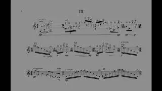 Federico Bonacossa - Four Etudes in Just Intonation for guitar