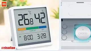 Xiaomi Miiiw Mute Temperature And Humidity Clock Home High-precision Baby Room C/F Monitor.