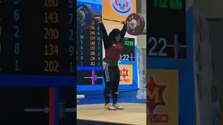 Indah Afriza W 71 A  EGAP Junior Weightlifting Championship King Cup Thailand 2024 #weightlifting