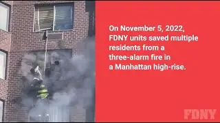 FDNY Roof Rope Rescue