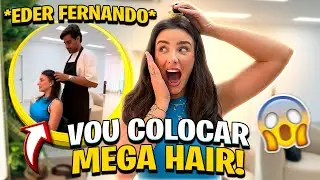 CANSEI DO MEU CABELO! *mega hair com Eder Fernando*😱| Amanda Lunelli