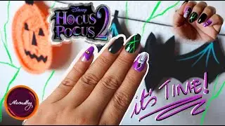 SISTERS, Let's Paint!   Hocus Pocus 2 Nails!