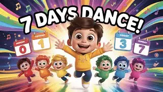 ✅ Days of the Week Dance Crew 🕺🎶 | Fun Learning Dance Song for Kids