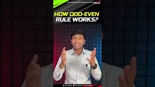 What is Odd-Even Scheme? How Does it work while pollution? | pollution Times drive  #shorts