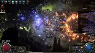 Path of Exile 2(poe2) 0.3. Lich spirit stacking build (coc oos) mapping