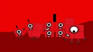 Numberblocks intro song but every one red shape version 2022