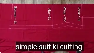 Suit Cutting सीखे (step by step) आसानी से | suit cutting with easy methods 
