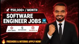 Software Engineer Jobs 2025 | ₹50,000+ Salary | Freshers & Interns Apply Now