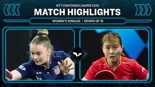 Hana Arapovic vs Liu Weishan | WS R16 | #WTTZagreb 2025
