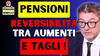 🟨 PENSIONI DI REVERSIBILIT&Agrave; TRA AUMENTI E TAGLI❗️ COME CAMBIANO NEL 2026. ECCO I NUOVI IMPORTI❗️
