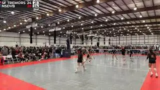 SF Tremors 16 Jaguars vs. NSDVB 16's