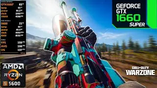 Call Of Duty Warzone 4 On GTX 1660 Super + R5 5600 | Optimized Settings | FPS Benchmarks | 2025