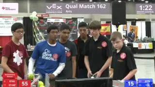 VEX Worlds 2016 - VRC High School - Arts - Qual 162 (974X 2114Z) 252 vs 243 (5776 118)