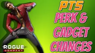 PTS PERK & GADGET CHANGES - TALON GAMEPLAY - ROGUE COMPANY