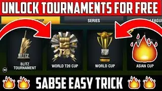 🔥Unlock Every Tournament In WCC2 | Unlock IPL | V-2.8.2.1