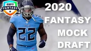 2020 Live 10-Team Standard Fantasy Football Mock Draft