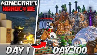 I Survived 100 Days in HIMALAYAS in Minecraft Hardcore
