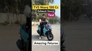 TVS Ntorq 150 Exhaust Sound Test
