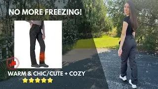Best Fleece-Lined Pants for Winter 2025 &mdash; My Fall Discovery! #moosehill #women #snowpants #skipants
