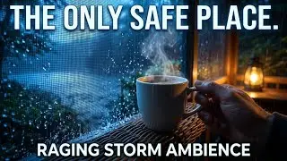 Cozy Porch in the Storm | Rain Ambience for Sleep, Prayer & Calm Before the Storm