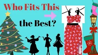Barbie Fashion Pack Try On: Pink Hearts on Red 2pc