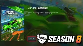 UNLOCKING *FREE* BUNDLE IN SEASON 8 ROCKET LEAGUE!