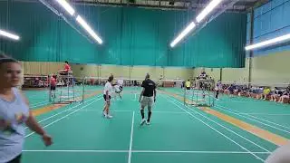 MDBA Beauties & Beasts vs Chibi Titans (XD4) - Badminton Veterans 2024 (Geelong)