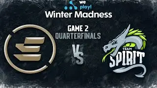 Elements Pro Gaming vs Team Spirit Game 2 - WePlay! Winter Madness - Quarterfinals