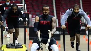 James Harden &times; John Wall &times; Demarcus Cousins working out | theFastbreakph