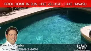 Lake Havasu Pool Home in Sun Lake Village Lake Havasu