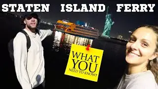 How to USE The Staten Island Ferry FOR FREE (St. George Terminal + Manhattan Terminal)
