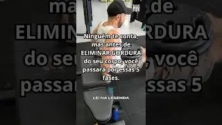 5 fases do emagrecimento (que quase ningu&eacute;m te explica) #emagrecimento #massamagra #fitness #treino