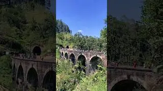 Nine arch bridge 💚🍃 #nature #srilanka #shorts