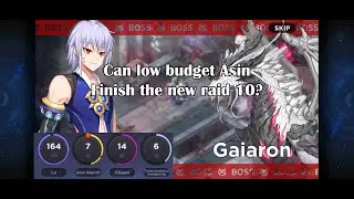 [GC] WOW!! LOW BUDGET ASIN CAN FINISH NEW RAID 10 - GRAND CHASE MOBILE