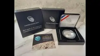 United States Mint 2019 Apollo 11 50th Anniversary Silver Dollar Coin