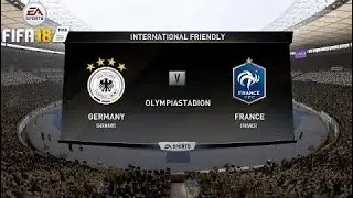 Fifa 18 | Germany Vs. France | International Friendly Match | FIFA 2018