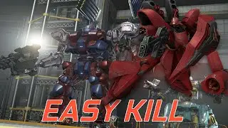 How to Beat Cinder Carla & Chatty Stick Boss Fight EASY | Armored Core 6 Gundam Sazabi Build
