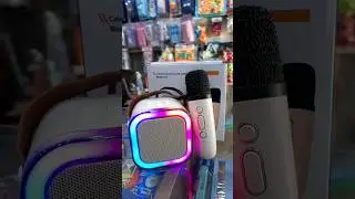 WIRELESS KARAOKE SPEAKER WITH MIC WITH COOL LIGHTING