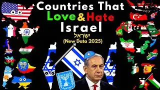 Countries That Love/Hate Israel (New Data)