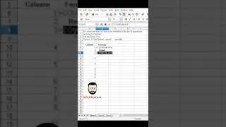 How to use COUNT Function in OpenOffice