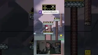 This level broke my brain a bit  #kaizo #retro #gaming #mario #shorts